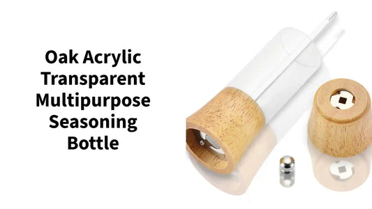 Oak Acrylic Transparent Multipurpose Seasoning Bottle by@Outfy