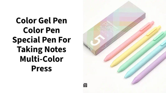 Color Gel Pen Color Pen Special Pen For Taking Notes Multi-Color Press by@Outfy