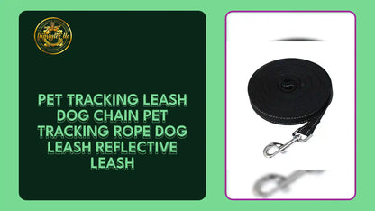 Pet Tracking Leash Dog Chain Pet Tracking Rope Dog Leash Reflective Leash by@Outfy