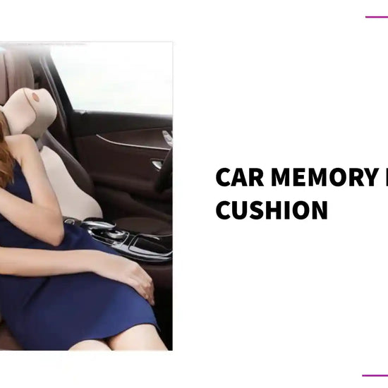 Car Memory Foam Cushion by@Outfy