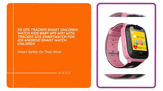 3G GPS Tracker Smart Children Watch Kids Baby GPS WiFi with Tracker SOS Smartwatch for IOS Android Smart Watch children by@Outfy