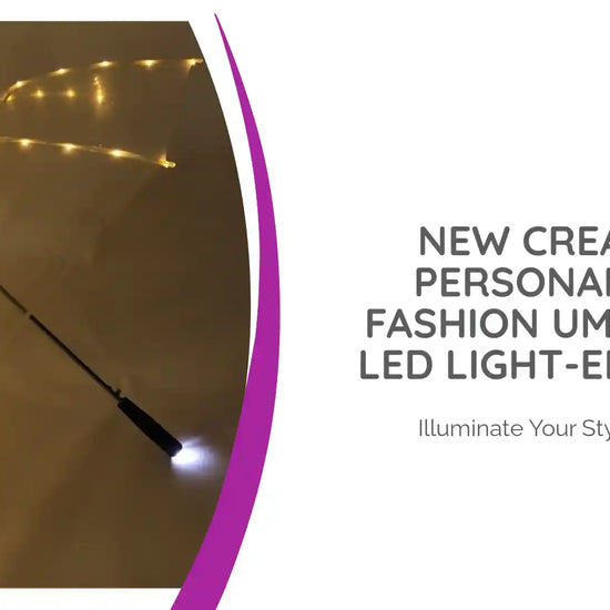 New Creative Personalized Fashion Umbrella LED Light-emitting by@Outfy