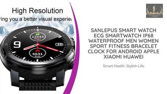 SANLEPUS Smart Watch ECG Smartwatch IP68 Waterproof Men Women Sport Fitness Bracelet Clock For Android Apple Xiaomi Huawei by@Outfy