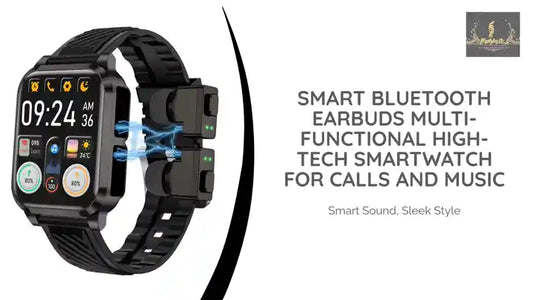 Smart Bluetooth Earbuds Multi-functional High-tech Smartwatch For Calls And Music by@Outfy