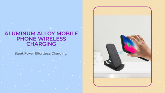 Aluminum Alloy Mobile Phone Wireless Charging by@Outfy