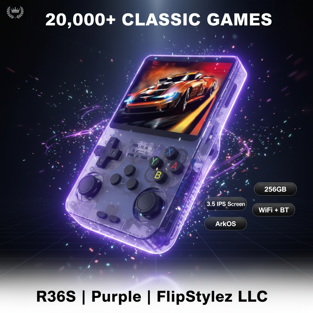 R36S Purple Hero Ad