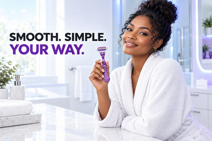 Razor header ad with “Smooth. Simple. Your Way.”