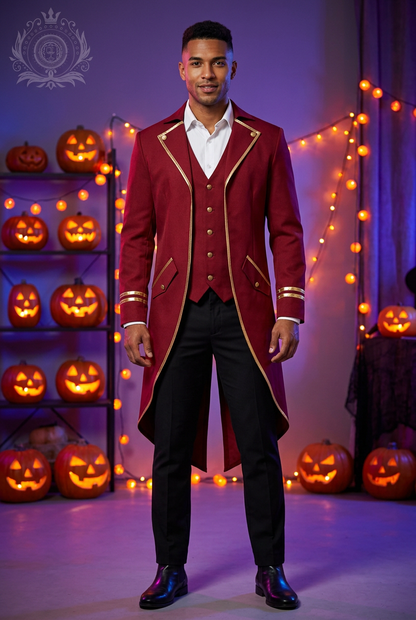 Red tailcoat Halloween lifestyle image