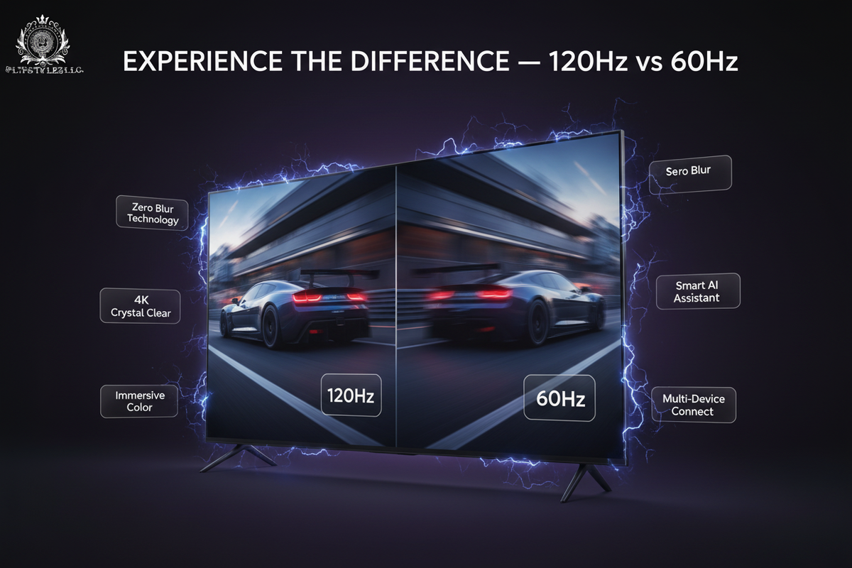 Redmi AI X - 120Hz vs 60Hz Comparison