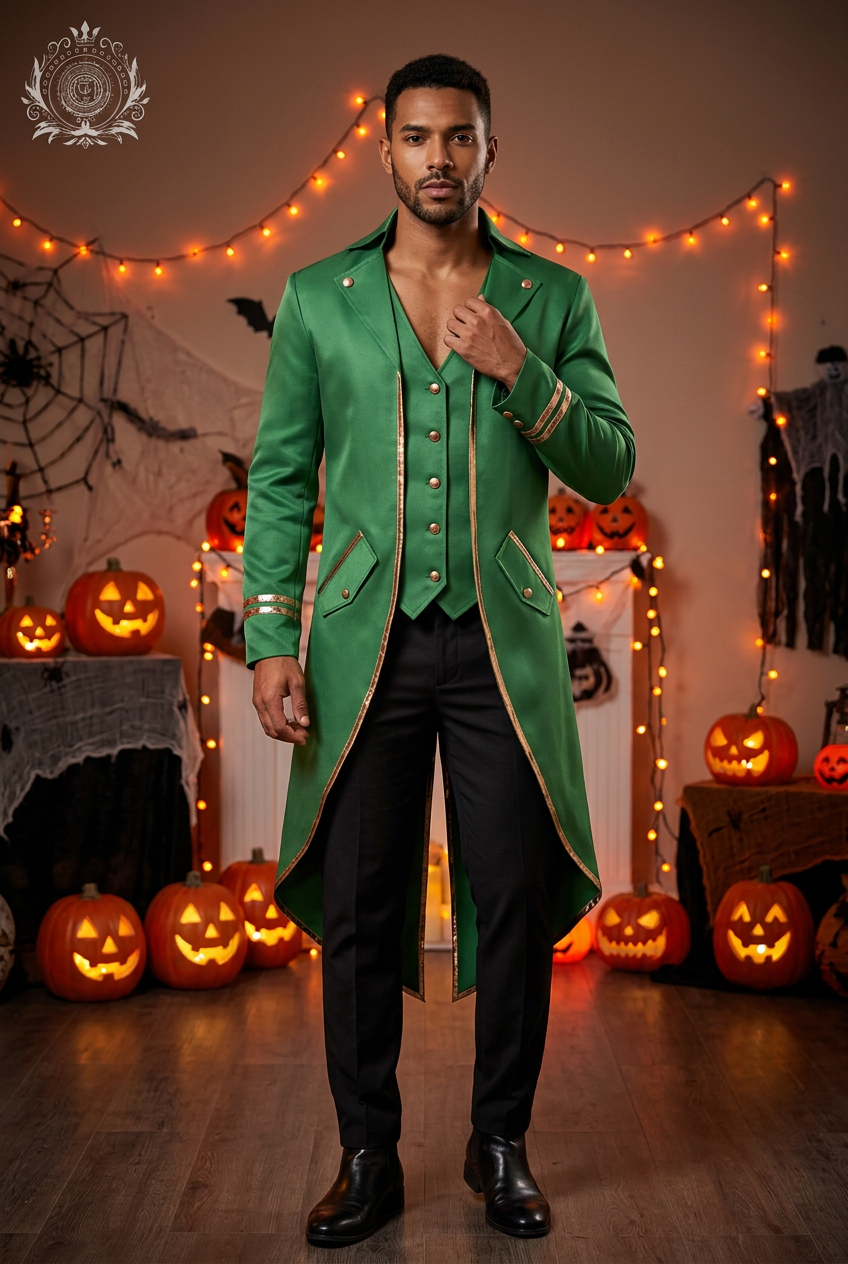 Replacement green tailcoat Halloween image