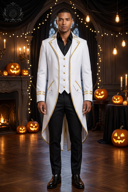 Replacement white tailcoat Halloween image