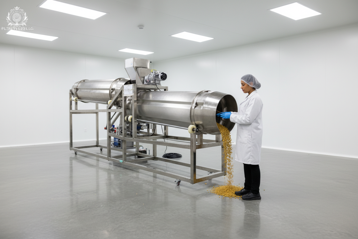 Rotary Coating Drum Warehouse Lifestyle