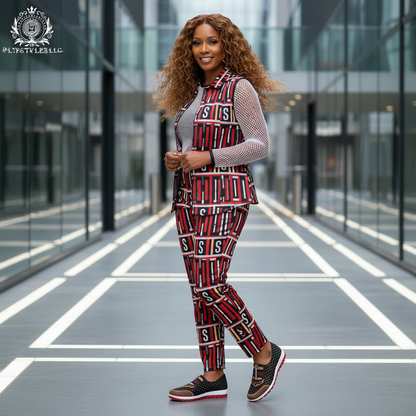 Same single model walking in coordinated fashion