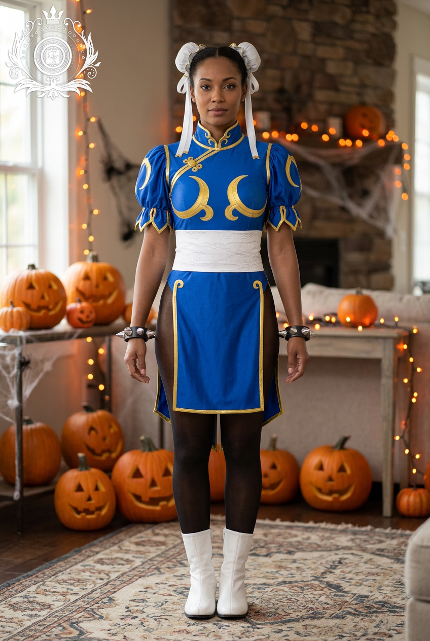 Single retry of Halloween costume lifestyle image