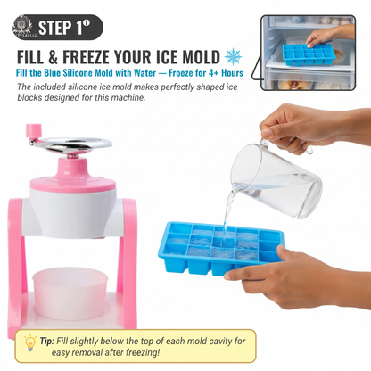 Step 1 - Fill and Freeze