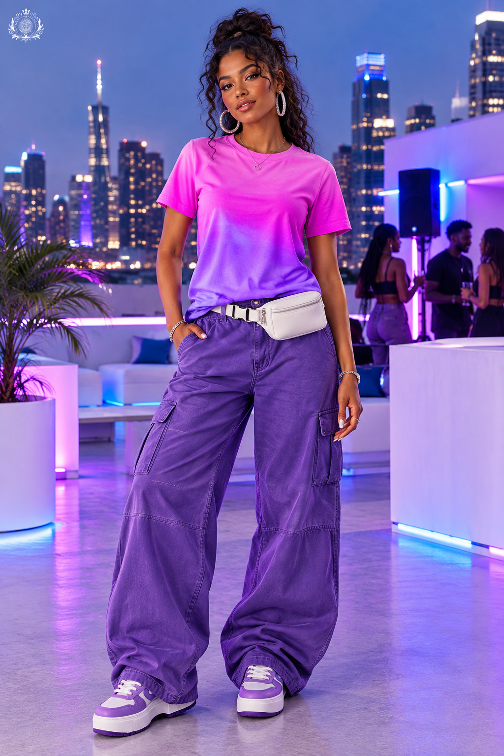 Urban gradient tee lifestyle image 4