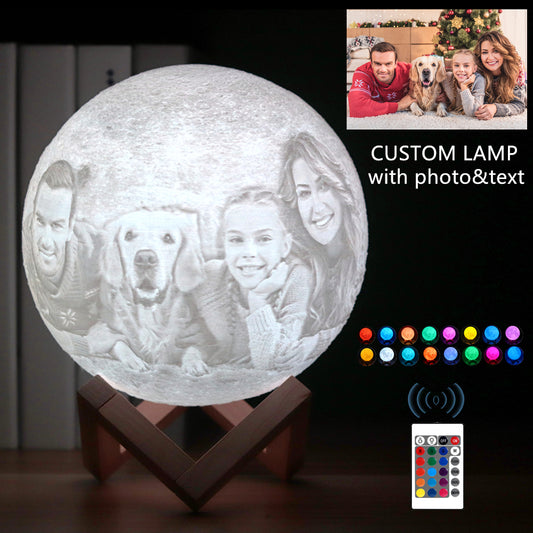 Custom photo Moon Lamp