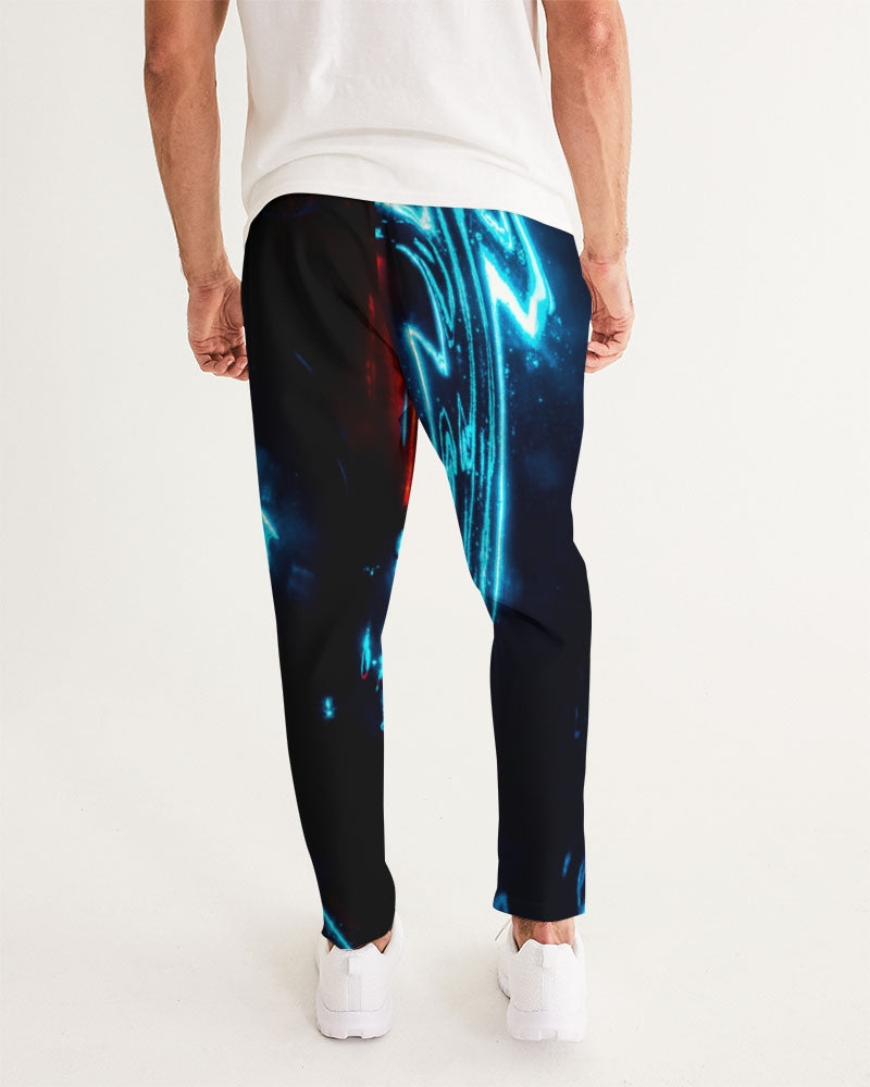 ELECTRICLY BLUE AND RED DESIGN BY FLIPSTYLEZ Men's Joggers