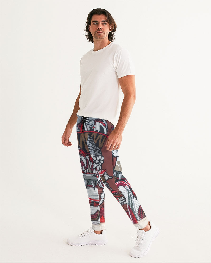 20 cool dragon red design Men's Joggers