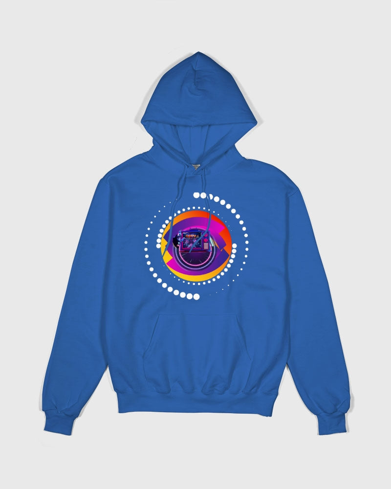 Street design red weird circles Unisex Hoodie | Champion