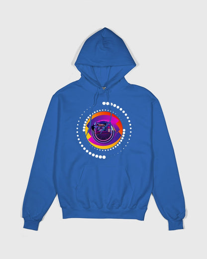 Street design red weird circles Unisex Hoodie | Champion