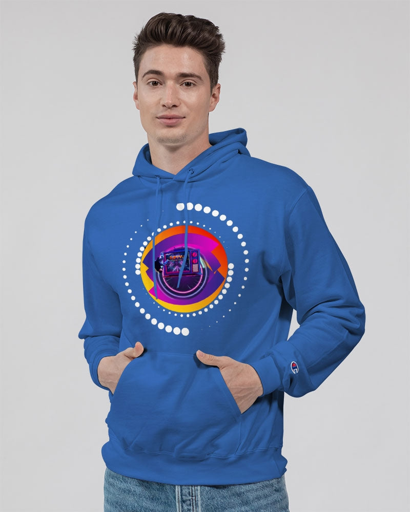 Street design red weird circles Unisex Hoodie | Champion