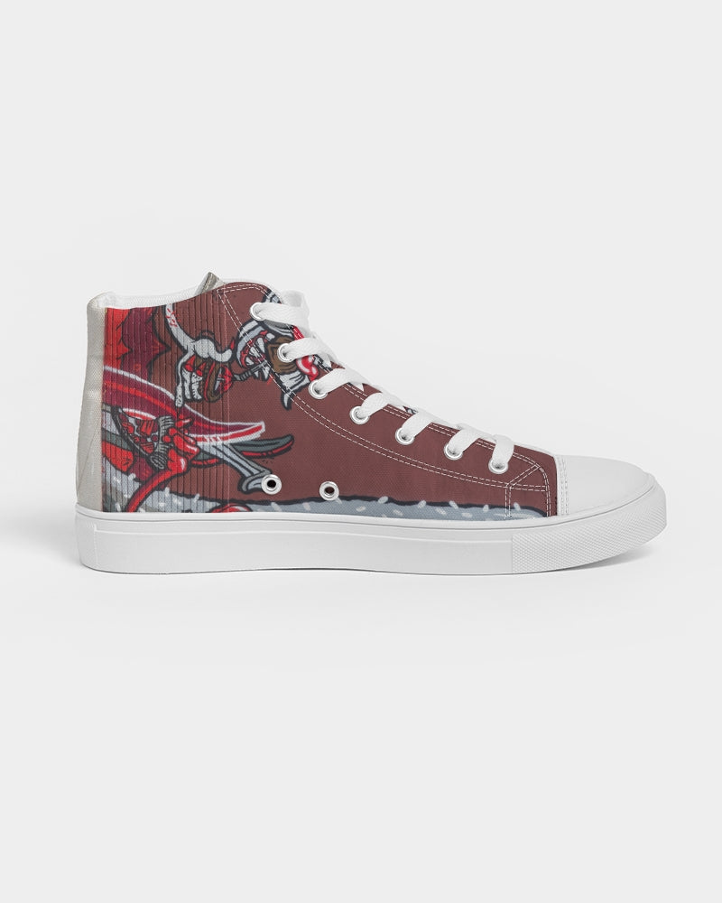20 cool dragon red design Women's Hightop Canvas Shoe
