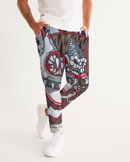 20 cool dragon red design Men's Joggers
